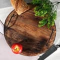 Miniatyrbillede 8 af 10: Skærebræt i eksotisk mangotræ med unikt design