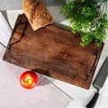 Miniatyrbillede 8 af 9: Skærebræt i eksotisk mangotræ med rustikt design