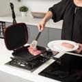Miniatyrbild 4 av 11: Dubbel-Sidig Stekpanna med Fem-Lagers Non-Stick Granit