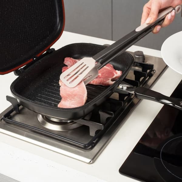 Dubbel-Sidig Stekpanna med Fem-Lagers Non-Stick Granit