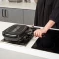 Miniatyrbild 7 av 11: Dubbel-Sidig Stekpanna med Fem-Lagers Non-Stick Granit