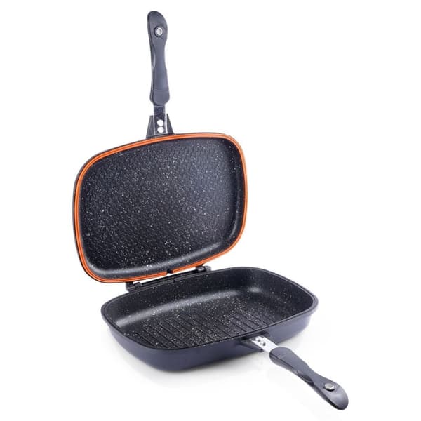 Dubbel-Sidig Stekpanna med Fem-Lagers Non-Stick Granit