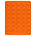 Miniatyrbillede 1 af 4: Orange silikoneform til nøddeformede praliner