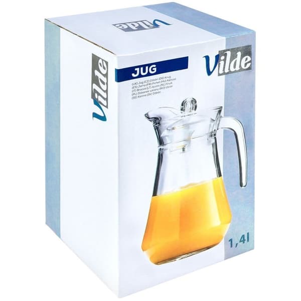 Alsidig kande 1,4L: Håndtag, låg, perfekt til drinks