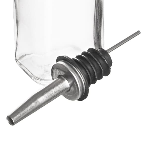 Glasflaska för olja/vinäger med doseringsfunktion