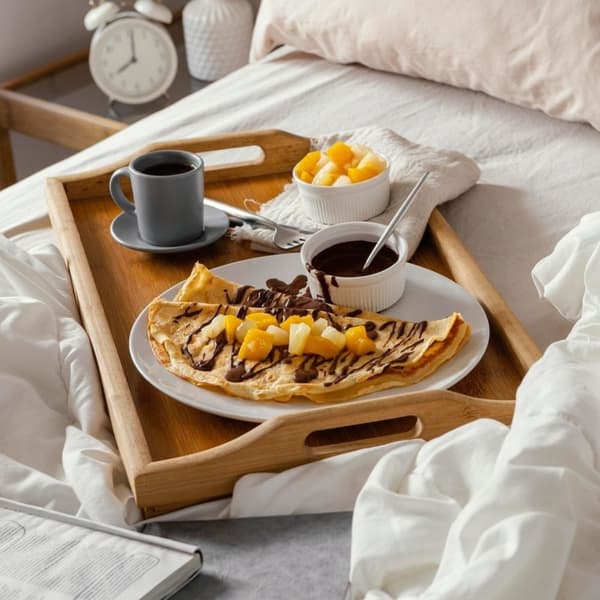 Foldebambus morgenmadsbord