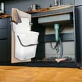 Miniatyrbild 6 av 10: Väggmonterad 10L Soptunna med Lock och Handtag