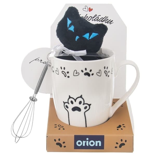 Perfekt presentset: Mugg, kattmaskot & omrörare för kattälskare