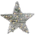 Miniatyrbilde 2 av 6: Julestjerne med 30 LED-lys og snøeffekt