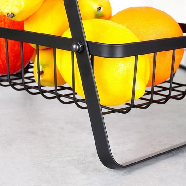 Loftstil metallkurv for frukt og grønnsaker