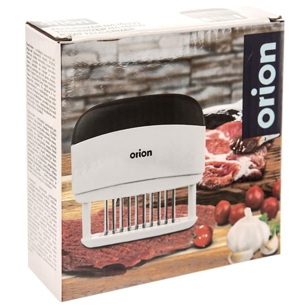 Köttmörning med 20 blad av rostfritt stål