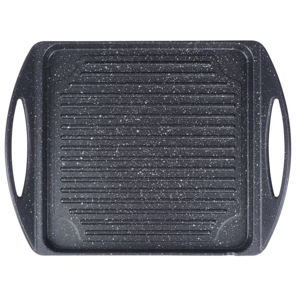 Grillplate i aluminium med non-stick granittbelegg