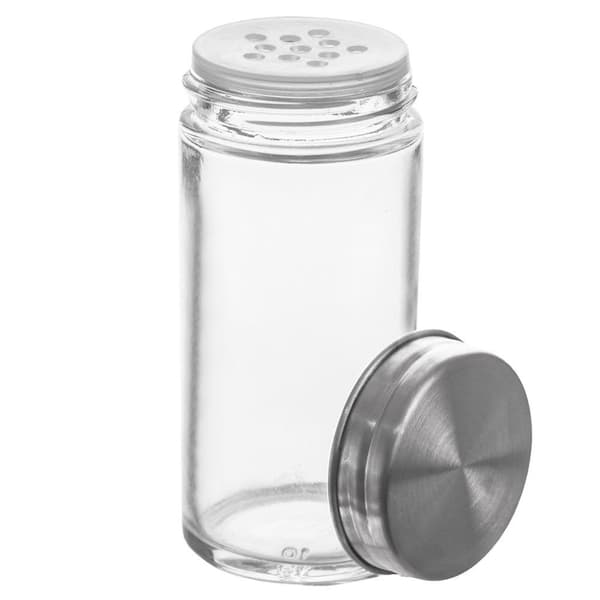 Glasbeholder til krydderier 100 ml med dispenser
