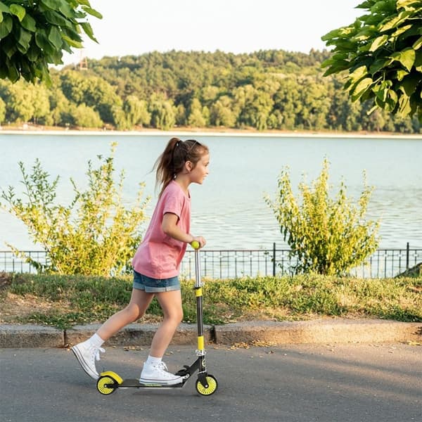 Lätt sparkcykel för barn, 1,8 kg, max 50 kg, gummihjul 120 mm