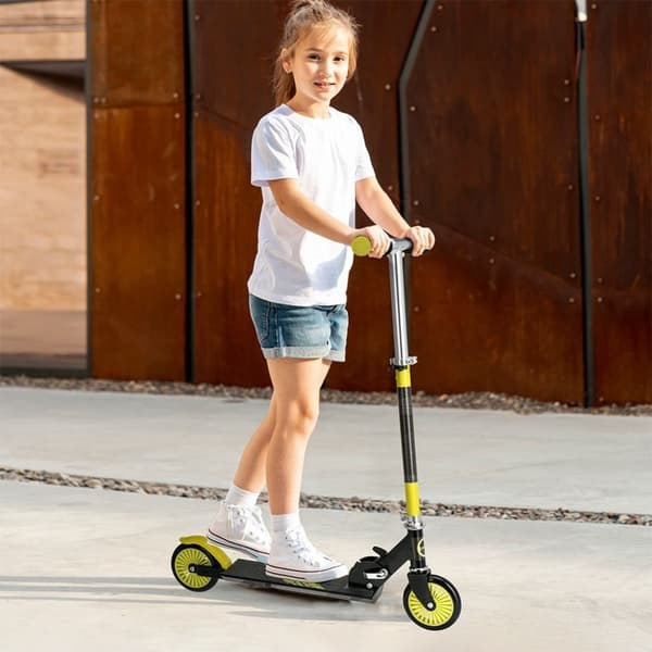 Lätt sparkcykel för barn, 1,8 kg, max 50 kg, gummihjul 120 mm