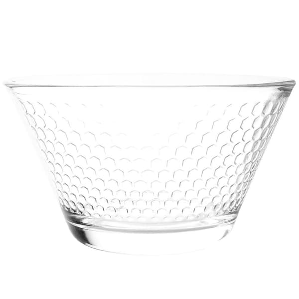 Elegant glassbollesett for salat, snacks, dessert - tåler oppvaskmaskin