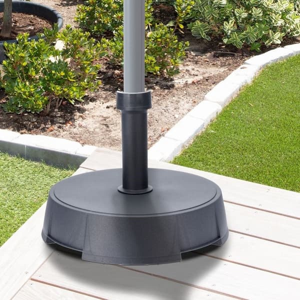Robust og tung base for utendørs parasoll