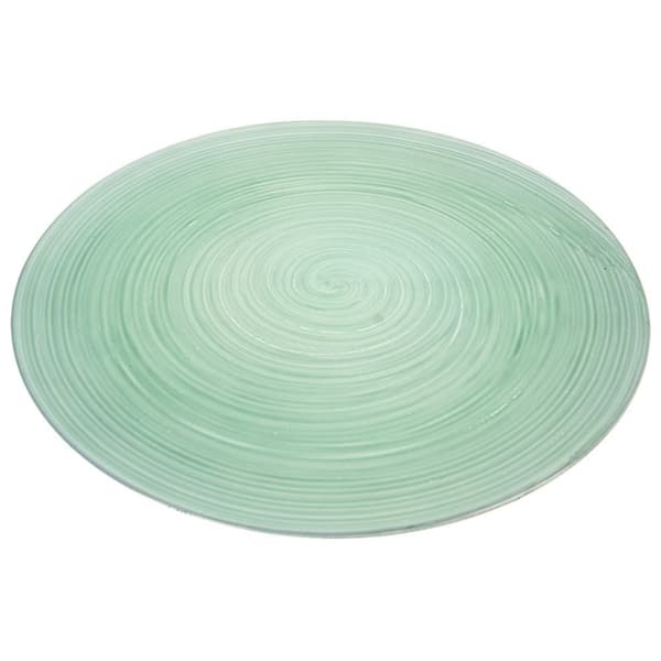 Mintfärgad tallriksunderlägg 33 cm - högkvalitativ dekoration