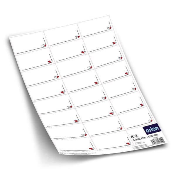 Självhäftande etiketter för hemgjorda produkter, 23-pack
