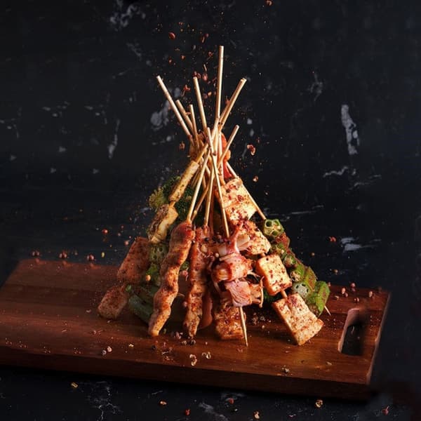 Trespydsett 50 stk, 40 cm langt - Perfekt til grillkebab