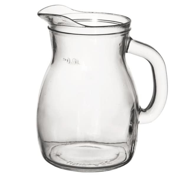 Glaskanna 500 ml med Pip och Mätgradering för Alla Drycker