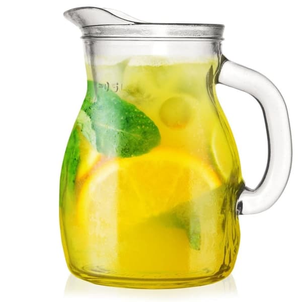Glaskanna 500 ml med Pip och Mätgradering för Alla Drycker