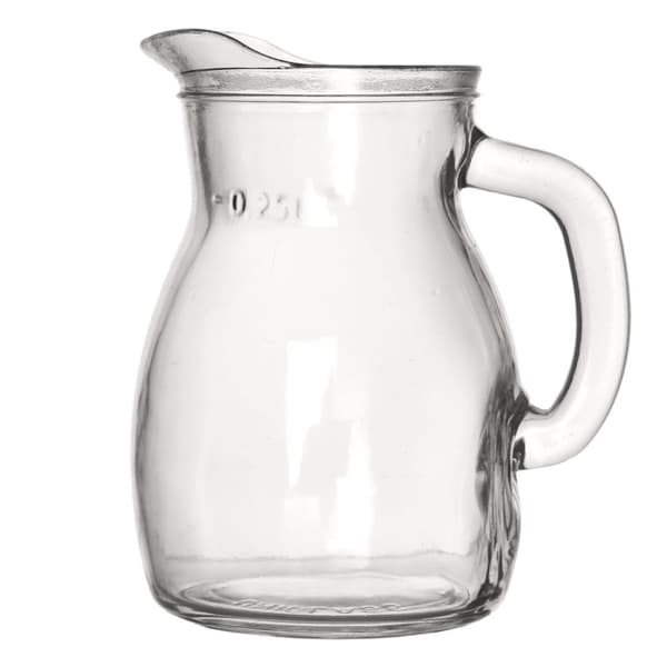 Monipuolinen lasikannu, jossa nokka, kahva ja mitta-asteikko 300 ml