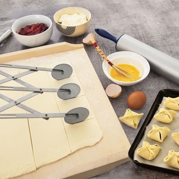 Justerbar deigkutter med rustfritt stål og breddejustering