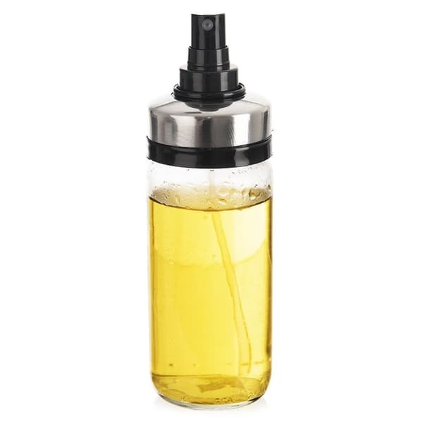 Oliespray i glas til nem madlavning og jævn spredning
