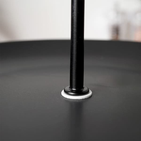 Elegant tre-lags kagebakke i sort porcelæn