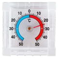 Miniatyrbillede 1 af 10: Firkantet bimetal termometer til vinduer, -50°C til +50°C