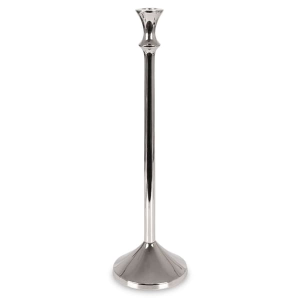 Klassisk Aluminium Ljusstake i Silver för Långt Ljus