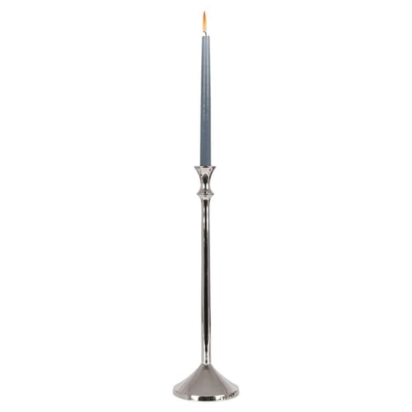 Klassisk Aluminium Ljusstake i Silver för Långt Ljus