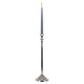 Miniatyrbild 6 av 7: Klassisk Aluminium Ljusstake i Silver för Långt Ljus