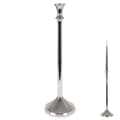 Miniatyrbild 1 av 7: Klassisk Aluminium Ljusstake i Silver för Långt Ljus