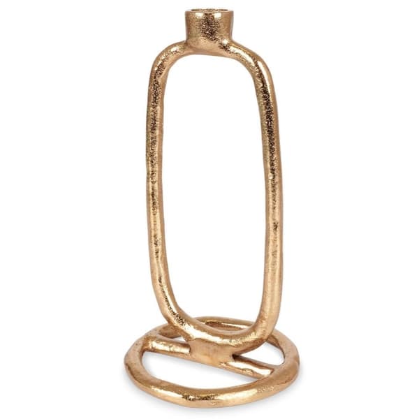 Elegant Klassisk Ljusstake i Gyllene Aluminium