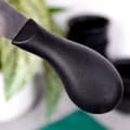 Miniatyrbilde 5 av 9: Smørkniv i rustfritt stål med sort plasthåndtak