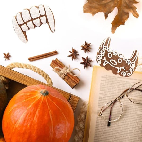 Gingerbread Mold Vampire Teeth ruostumattomasta teräksestä valmistettu astianpesukoneen kestävä