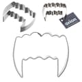 Pikkukuva 6 / 6: Gingerbread Mold Vampire Teeth ruostumattomasta teräksestä valmistettu astianpesukoneen kestävä