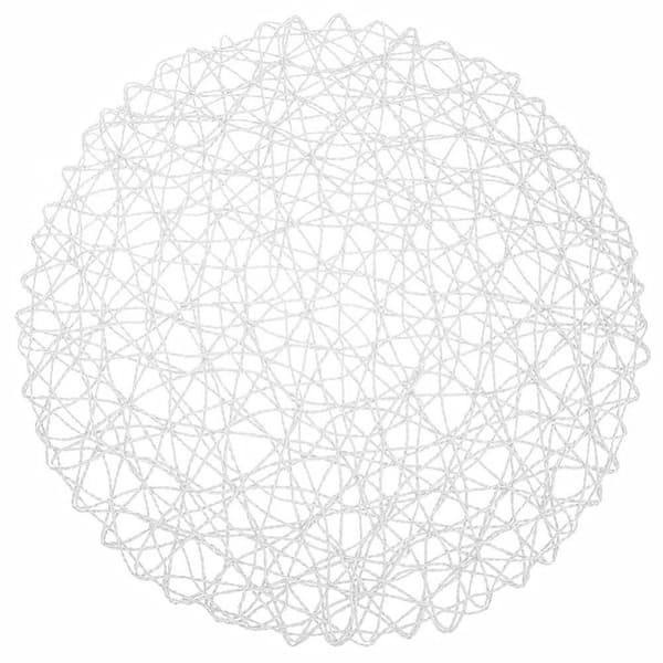 Hvit rund kjøkkenunderlag i forsterket papir, 35 cm Diameter