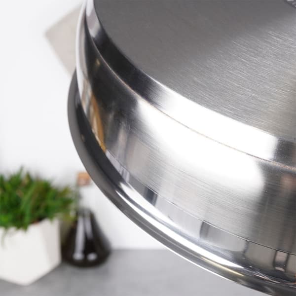 Stekepanne 26 cm stål non-stick granitt til alle komfyrer/ovner