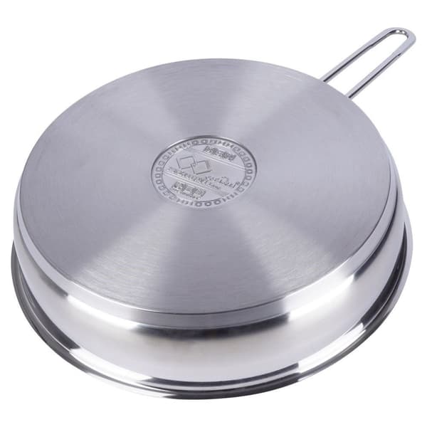 Stekepanne 26 cm stål non-stick granitt til alle komfyrer/ovner