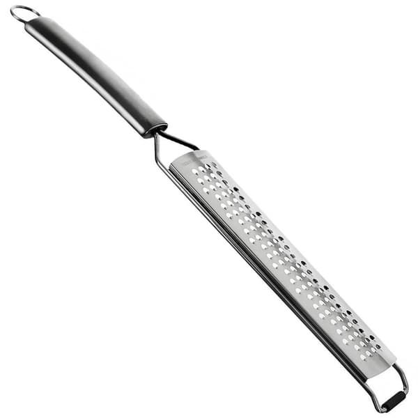 Flad rivejern 38 cm - Rustfrit stål til rodfrugter & ost