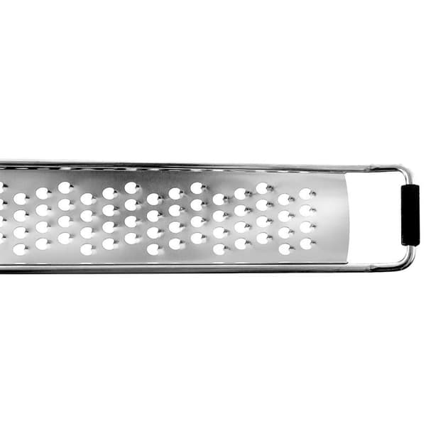 Flad rivejern 38 cm - Rustfrit stål til rodfrugter & ost