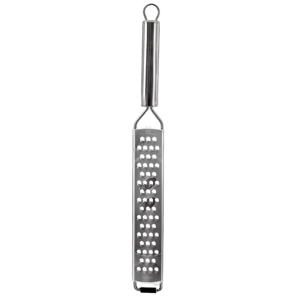 Flad rivejern 38 cm - Rustfrit stål til rodfrugter & ost
