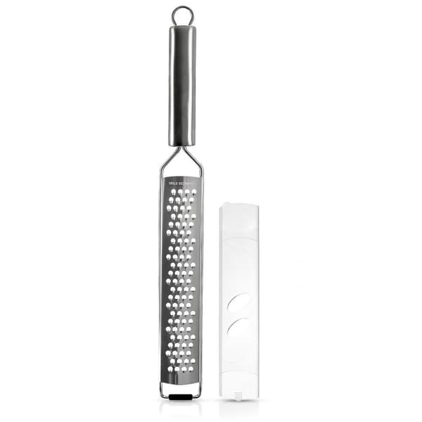 Flad rivejern 38 cm - Rustfrit stål til rodfrugter & ost