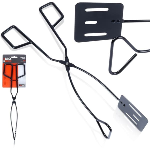 Steke- og grilltang i metall med non-stick belegg