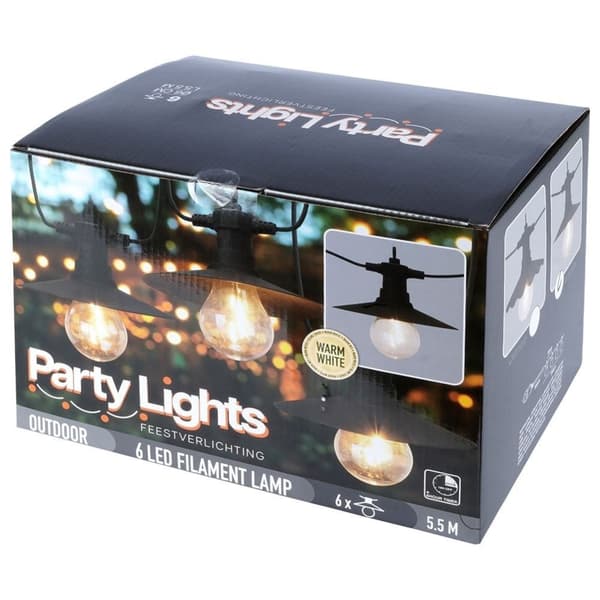 Puutarhaseppele 6 LED-valolla, lämmin valo, ajastin, ulkona