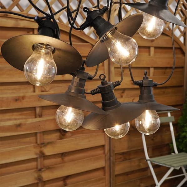 Puutarhaseppele 6 LED-valolla, lämmin valo, ajastin, ulkona