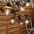Pikkukuva 2 / 8: Puutarhaseppele 6 LED-valolla, lämmin valo, ajastin, ulkona